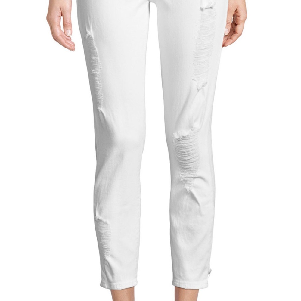 DL1961 distressed skinny boyfriend jeans